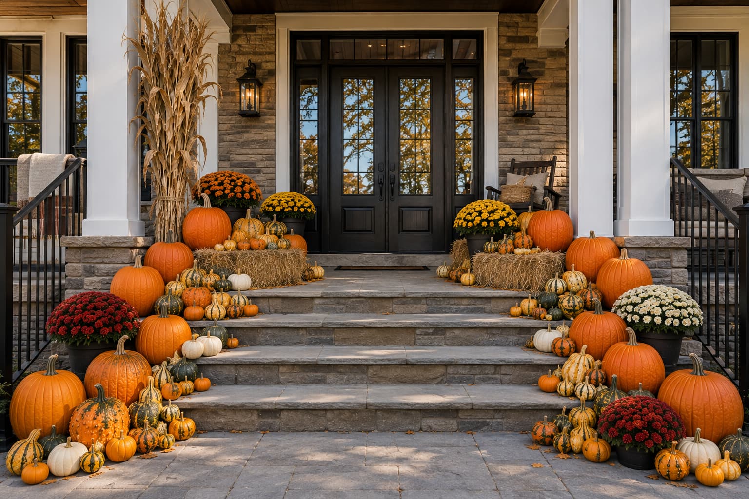 Concierge package: full staircase display